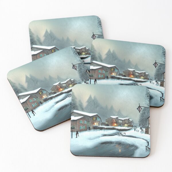 Item preview, Winter in the Village  designed and sold by BerylBez.