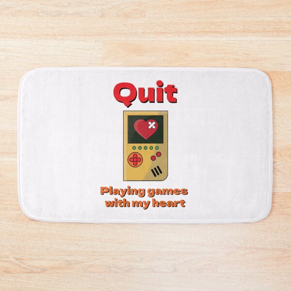 Item preview, Quit playing games with my heart designed and sold by MarioMall01.