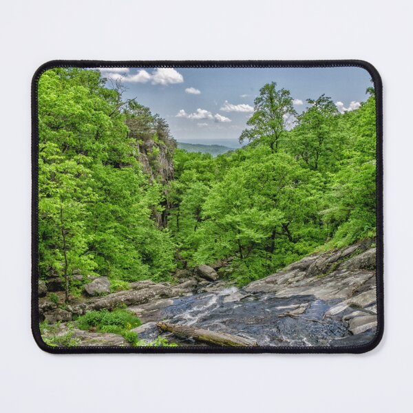 Item preview, Green Trees, Blue Sky and Waterfall, Nature, Home Interior Decor, Living Room Bedroom designed and sold by Ivan333Croatia.