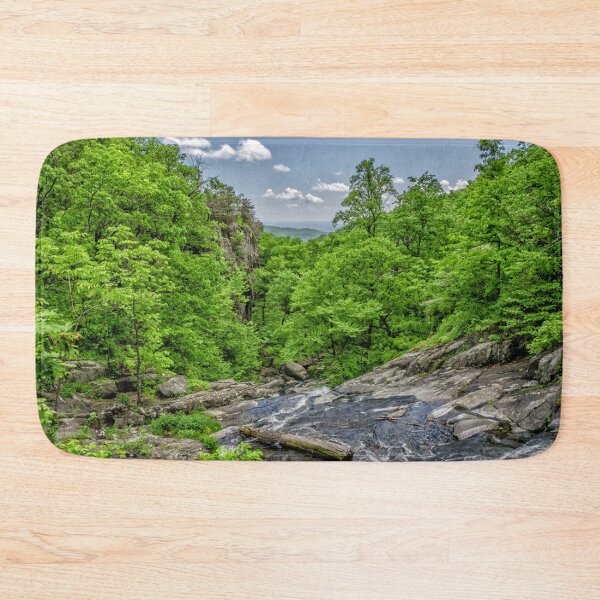 Item preview, Green Trees, Blue Sky and Waterfall, Nature, Home Interior Decor, Living Room Bedroom  designed and sold by Ivan333Croatia.
