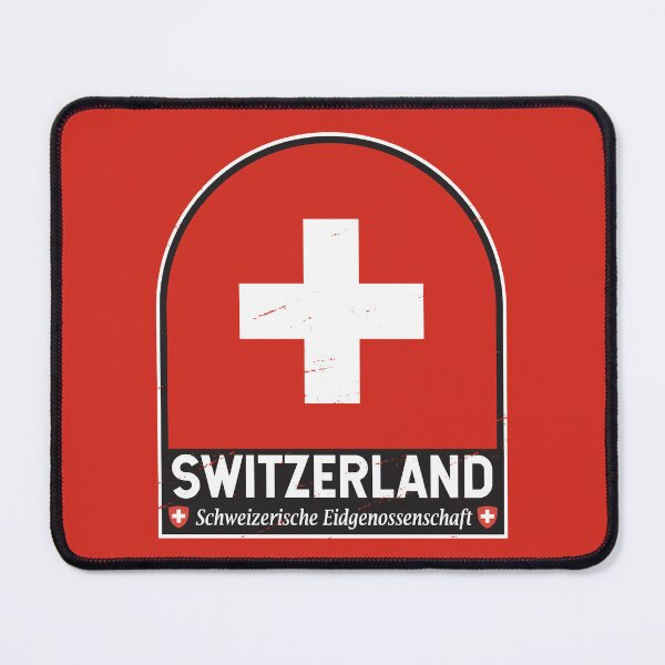 Item preview, Switzerland Flag Emblem Distressed Vintage designed and sold by KrisSidDesigns.