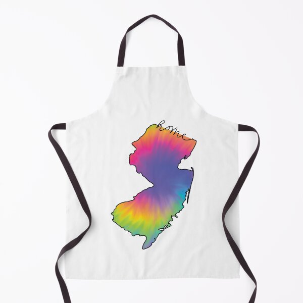 Item preview, New Jersey Map Home State Outline Tie Dye designed and sold by clothesy7.