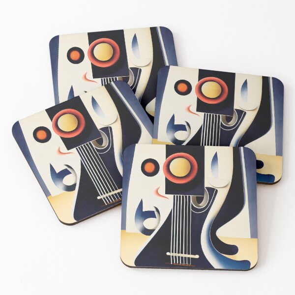 Item preview, The surrealistic guitar music waves designed and sold by KOTOdesign.