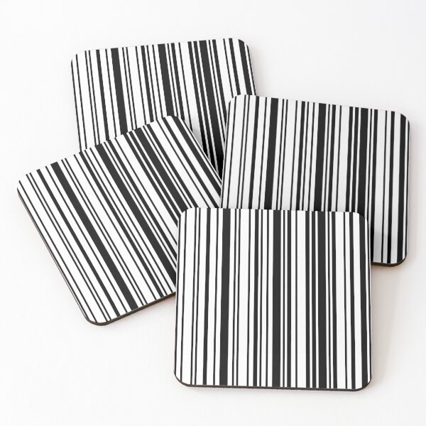Item preview, Audrey barcode pattern designed and sold by coverinlove.