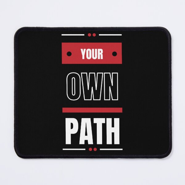 Item preview, Your Own Path (Motivational Quote) Typography designed and sold by Jalib.