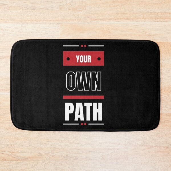 Item preview, Your Own Path (Motivational Quote) Typography designed and sold by Jalib.