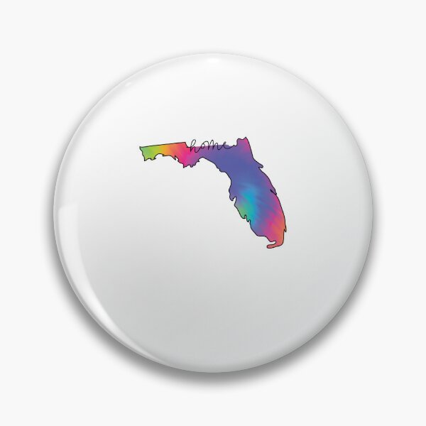 Item preview, Florida Home Map State Outline Tie Dye  designed and sold by clothesy7.