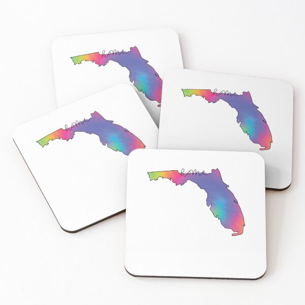 Item preview, Florida Home Map State Outline Tie Dye  designed and sold by clothesy7.