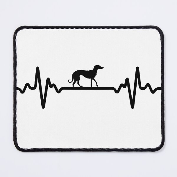 Item preview, Heartbeat ECG Love Greyhound Dog - Funny Dog  Greyhound Gifts, Perfect Gift For Dog Owners designed and sold by El-kournafi.