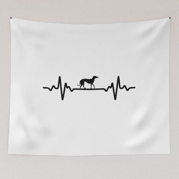 Item preview, Heartbeat ECG Love Greyhound Dog - Funny Dog  Greyhound Gifts, Perfect Gift For Dog Owners designed and sold by El-kournafi.