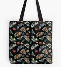 Lino Print Bugs and Insects Tote Bag