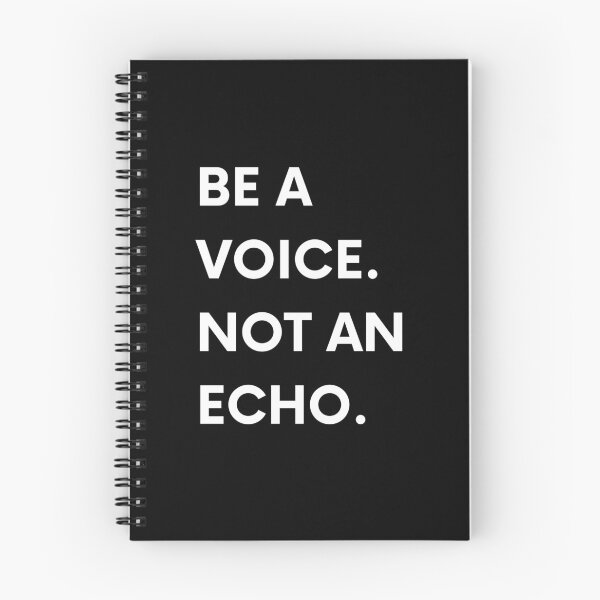 Item preview, Be A Voice Not An Echo designed and sold by Jalib.