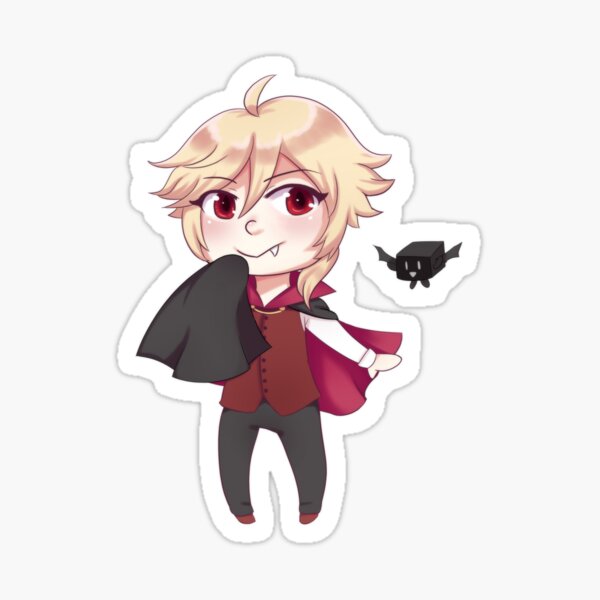 Yohioloid Chibi Vampire Sticker