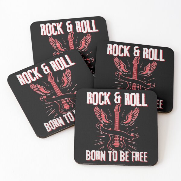 Item preview, Rock And Roll Born To Be Free designed and sold by Hussain Shirts.