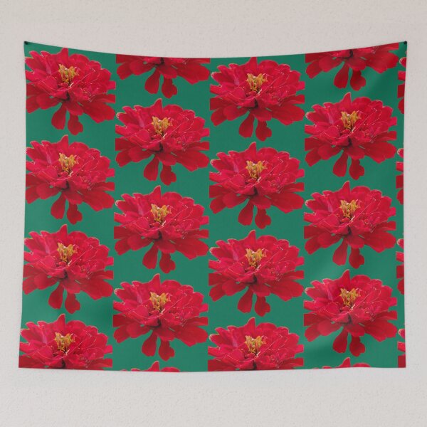 Item preview, Webby Red Zinnia  designed and sold by AmandaFaye99.