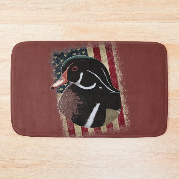 Item preview, Minimalist Wood Duck Design for Duck Hunters, Patriotic Duck Hunting designed and sold by LifeCrush.