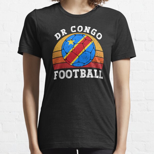 RDC Congo Congo Kinshasa Drapeau Carte de l’Afrique T-shirt Femme