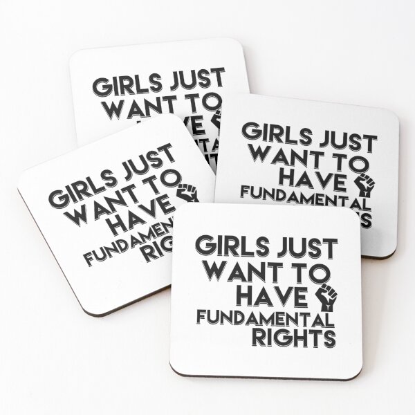 Item preview, Girls Just Want To Have Fundamental Rights designed and sold by warhurnat.