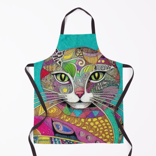 Artikelvorschau, Zentangle-Katze entworfen und verkauft von Mirochan80.