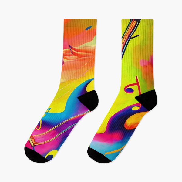 Item preview, The Surrealistic Guitar Music Waves Vivid Colors designed and sold by KOTOdesign.