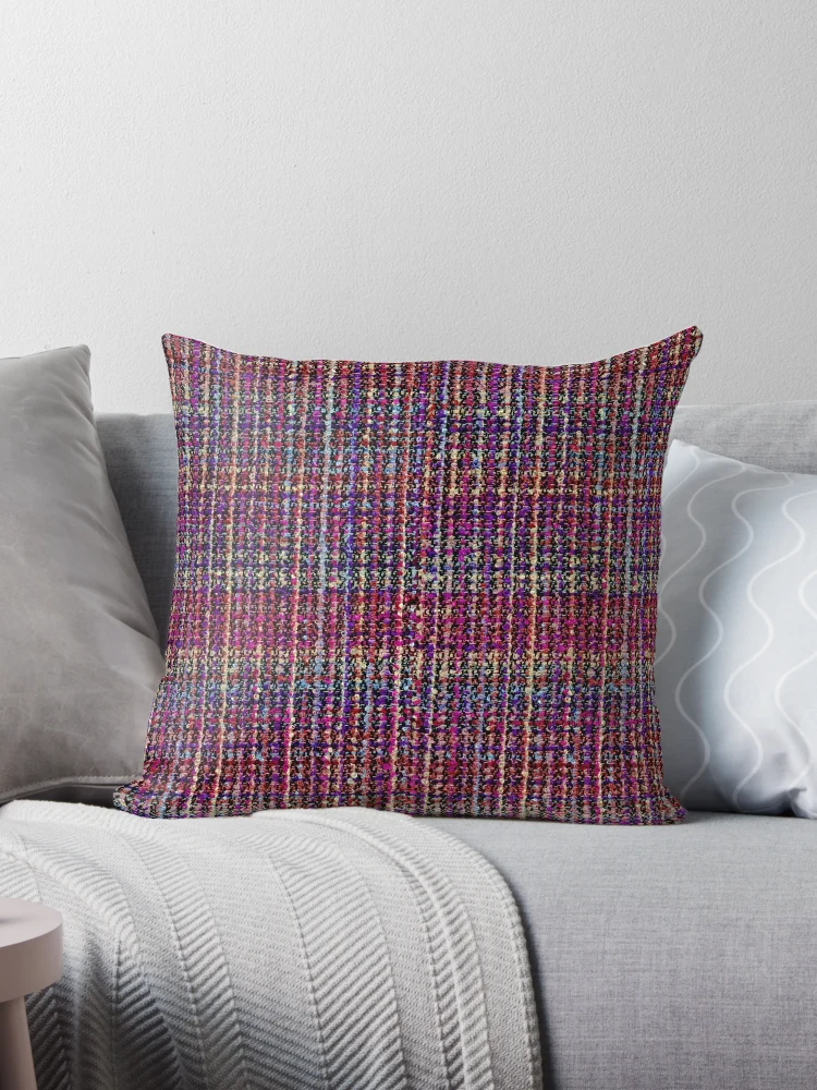 Decorative Pillows, Tweed Throw Pillow, Multicolor