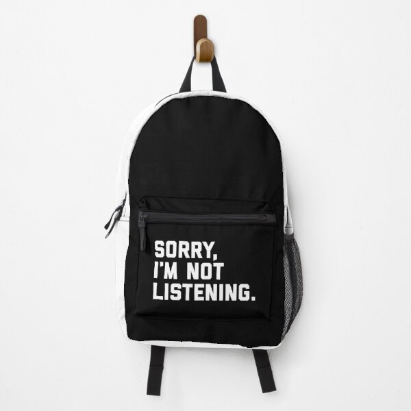 Item preview, Not Listening Funny Quote designed and sold by quarantine81.