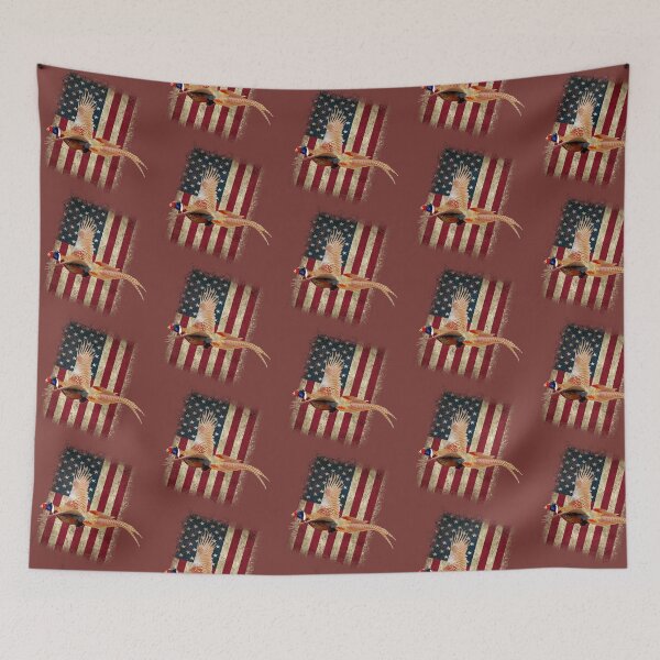 Item preview, Minimalist Pheasant Hunting Design for Pheasant Hunters, Patriotic Pheasant designed and sold by LifeCrush.