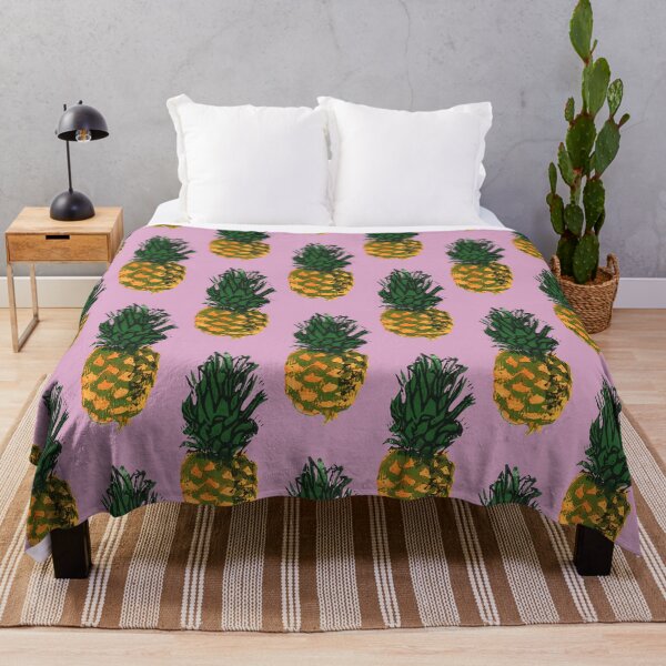 Aperçu de l'œuvre Ananas Imprimé Lino créée et vendue par beckaboo218.