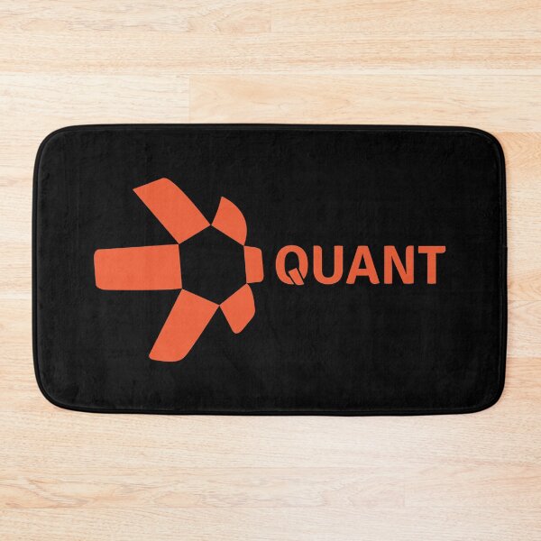 Item preview, Quant QNT Crypto Altcoin - Clean Horizontal Orange Logo with Text Logo designed and sold by CryptoMoods.
