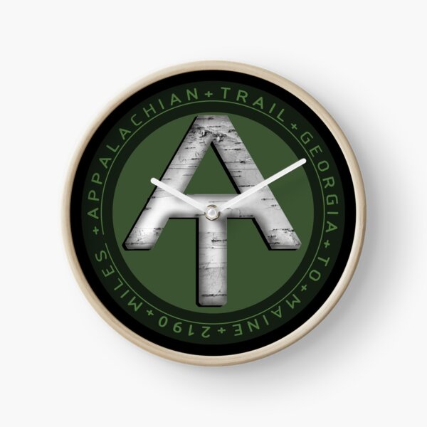 Vista previa del artículo con la obra «Sendero de los Apalaches - Logotipo verde», diseñado y vendido por thruhike.