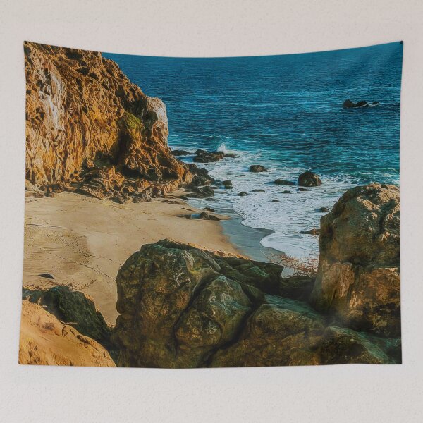 Item preview, Malibu Coast Aesthetic Sunny Day, Beautiful Malibu Beach View, Malibu California Aesthetic Beach  designed and sold by Trendymotion.