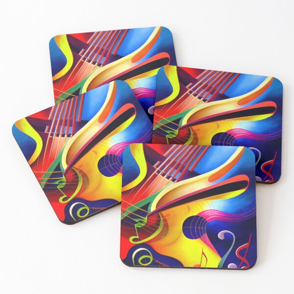 Item preview, The Surrealistic Guitar Music Waves designed and sold by KOTOdesign.