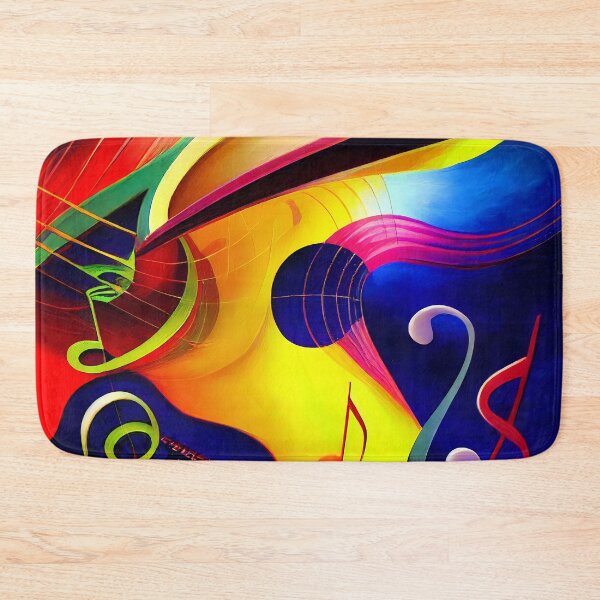 Item preview, The Surrealistic Guitar Music Waves designed and sold by KOTOdesign.
