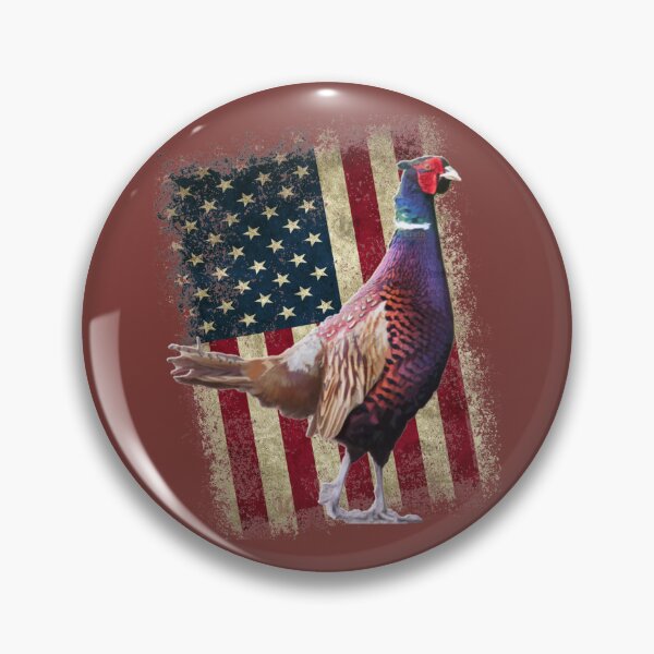 Item preview, Minimalist Pheasant Hunting Design for Pheasant Hunters, Patriotic Pheasant designed and sold by LifeCrush.