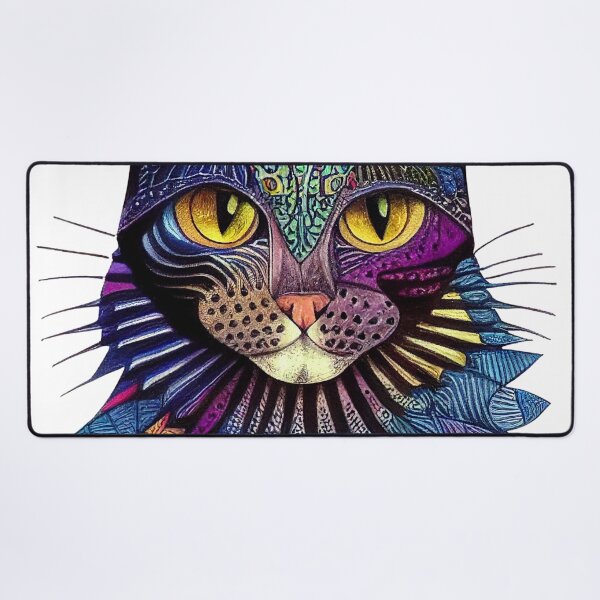 Item preview, Zentangle cat designed and sold by Mirochan80.