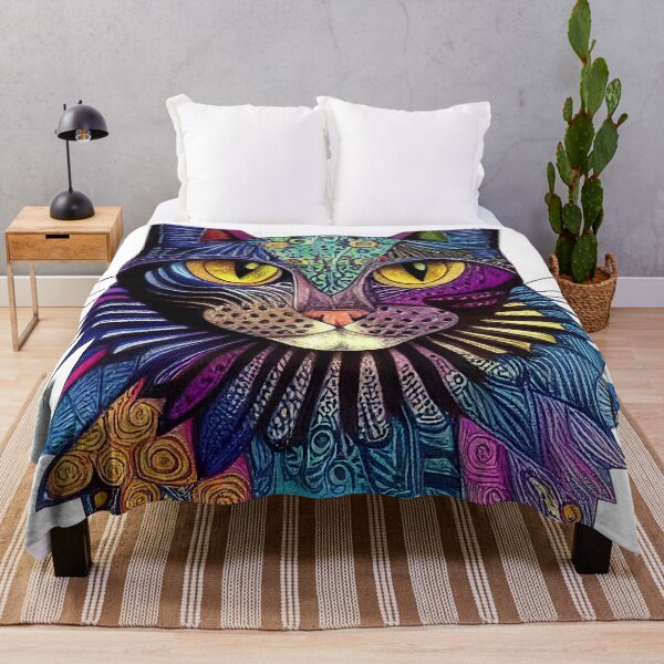 Artikelvorschau, Zentangle-Katze entworfen und verkauft von Mirochan80.