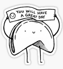 Fortune cookie. Sticker