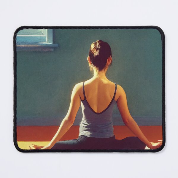 Item preview, If Edward Hopper was a yogi designed and sold by Alcaselzer.