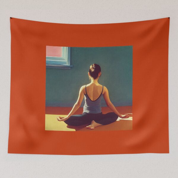 Item preview, If Edward Hopper was a yogi designed and sold by Alcaselzer.
