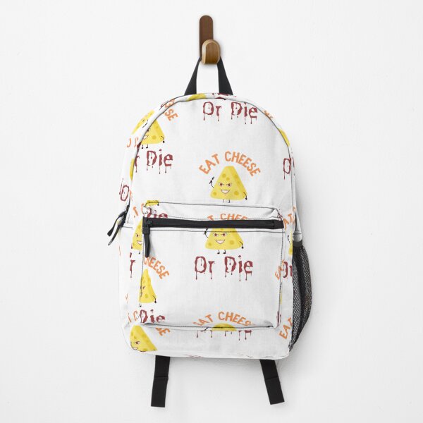 Item preview, Eat Cheese Or Die Funny Pun With Angry Cheese Illustration For Cheese Lovers designed and sold by CandyDroidMerch.