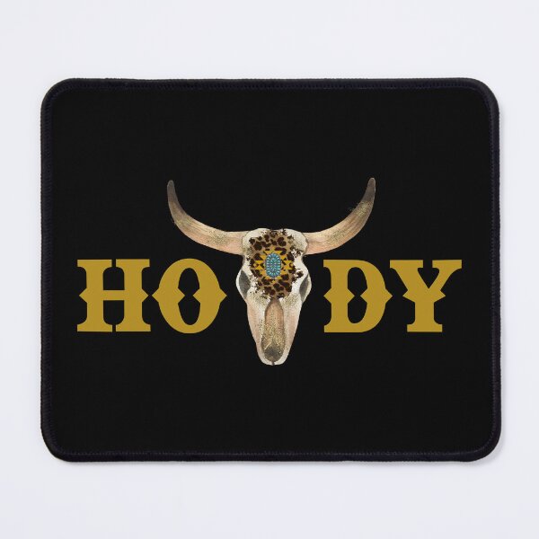Item preview, Cow Scull Howdy In Gold Lettering And Cheetah Design Accent designed and sold by handsoftime2020.