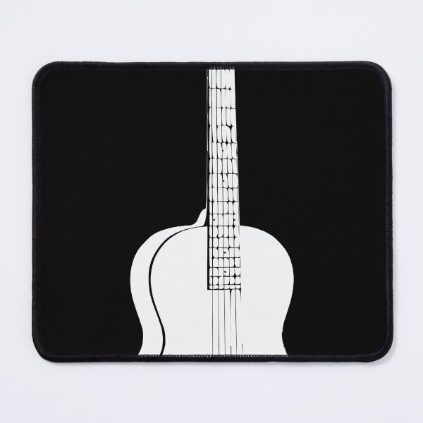 Artikelvorschau, Gitarre weiß entworfen und verkauft von piesdesignart.