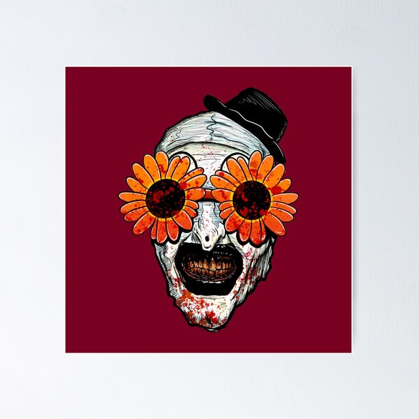 Item preview, Art The Clown Terrifier 2 Sunflower Sunglasses designed and sold by BetterDaze.
