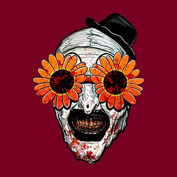 Artwork thumbnail, Art The Clown Terrifier 2 Sunflower Sunglasses by BetterDaze