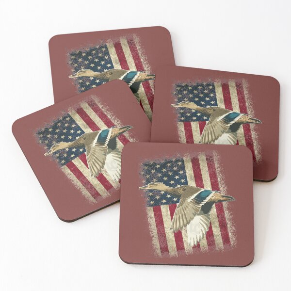 Item preview, Copy of Minimalist Mallard Duck Design for Duck Hunters, Patriotic Duck Hunting designed and sold by LifeCrush.