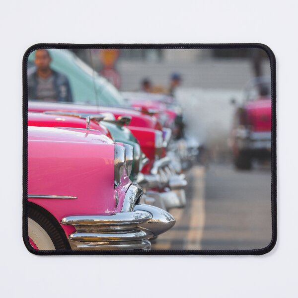Item preview, Cuban classic car | Side view colourful old-style car designed and sold by PhotosByVille.