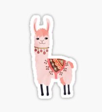 Cute Lama Sticker Sticker
