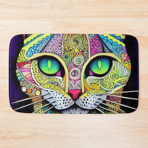 Artikelvorschau, Zentangle-Katze entworfen und verkauft von Mirochan80.