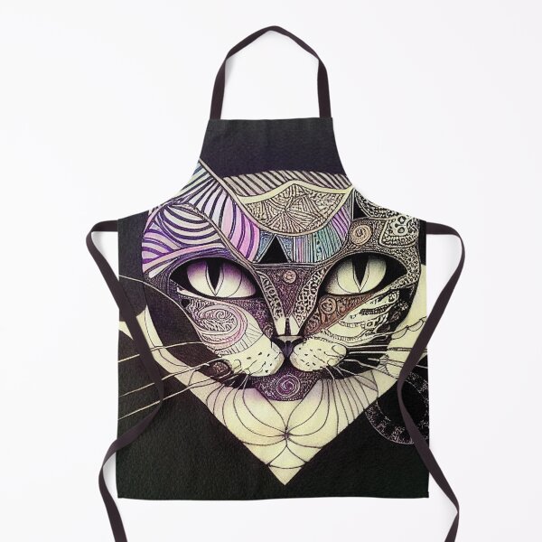 Artikelvorschau, Zentangle-Katze entworfen und verkauft von Mirochan80.