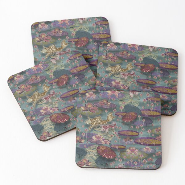 Item preview, Night Blooming Water Lilies designed and sold by Hibba Tul Wahid.